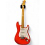 Used Squier Classic Vibe 1950S Stratocaster Fiesta Red Solid Body Electric Guitar Fiesta Red