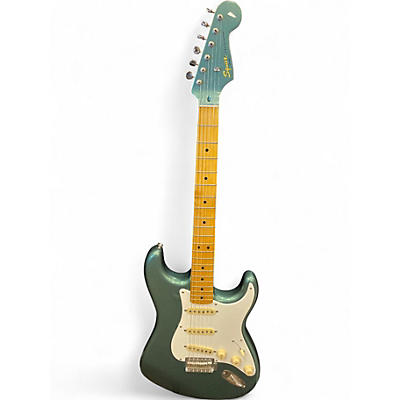 Used Squier Classic Vibe 1950S Stratocaster Sherwood Green Metallic Solid Body Electric Guitar