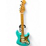 Used Squier Classic Vibe 1950S Stratocaster Surf Green Solid Body Electric Guitar Surf Green