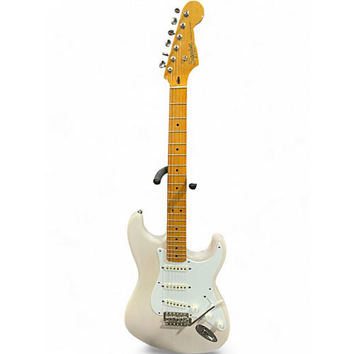 Used Squier Classic Vibe 1950S Stratocaster Trans Blonde Solid Body Electric Guitar Trans Blonde