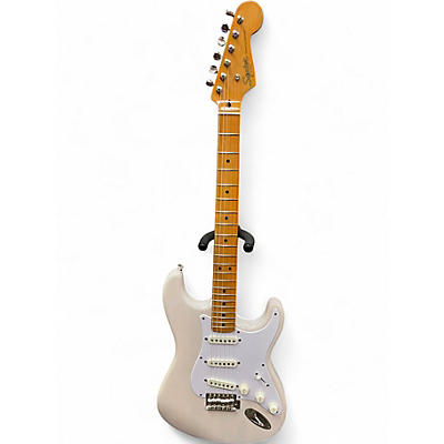 Used Squier Classic Vibe 1950S Stratocaster WHITE BLONDE Solid Body Electric Guitar