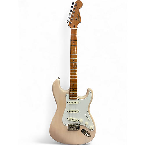 Used Squier Classic Vibe 1950S Stratocaster White Blonde Solid Body Electric Guitar White Blonde