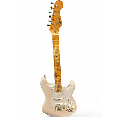 Used Squier Classic Vibe 1950S Stratocaster White Blonde Solid Body Electric Guitar