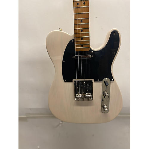 Squier Used Squier Classic Vibe 1950S Telecaster White Blonde Solid Body Electric Guitar White Blonde