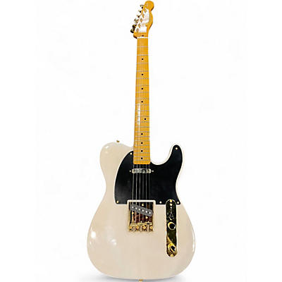 Used Squier Classic Vibe 1950S Telecaster White Blonde Solid Body Electric Guitar