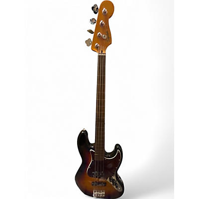 Used Squier Classic Vibe 1960S Jazz Bass 2 Color Sunburst Electric Bass Guitar