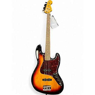 Used Squier Classic Vibe 1960S Jazz Bass 2 Tone Sunburst Electric Bass Guitar