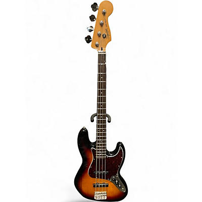 Used Squier Classic Vibe 1960S Jazz Bass 2 Tone Sunburst Electric Bass Guitar