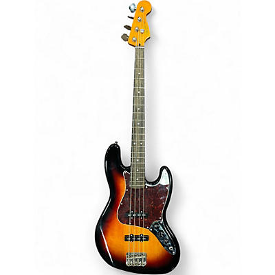 Used Squier Classic Vibe 1960S Jazz Bass 3 Color Sunburst Electric Bass Guitar