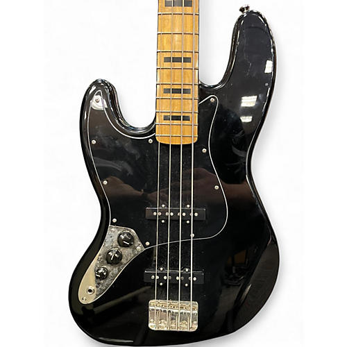 Used Squier Classic Vibe 1960S Jazz Bass Black Electric Bass Guitar Black