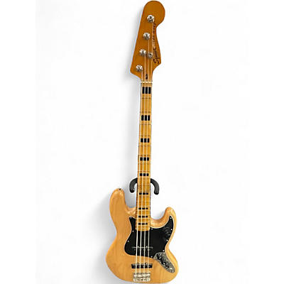 Used Squier Classic Vibe 1960S Jazz Bass Natural Electric Bass Guitar