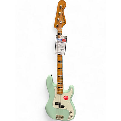 Used Squier Classic Vibe 1960S Jazz Bass Surf Green Electric Bass Guitar