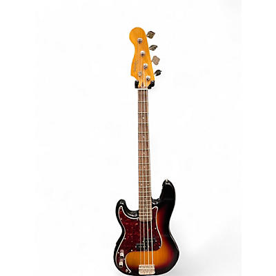 Used Squier Classic Vibe 1960S Precision Bass Left Handed 3 Color Sunburst Electric Bass Guitar