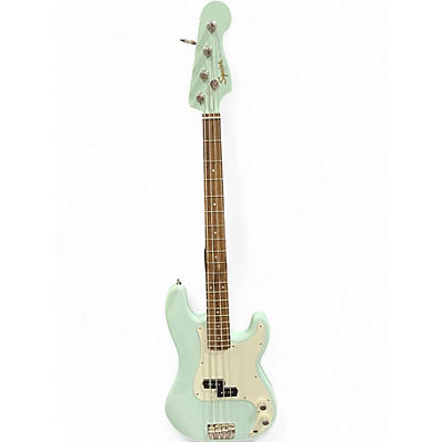 Used Squier Classic Vibe 1960S Precision Bass Surf Green Electric Bass Guitar