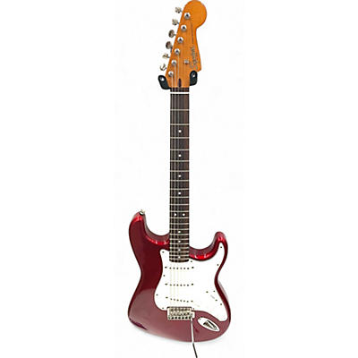 Squier Used Squier Classic Vibe 1960S Stratocaster Candy Apple Red Metallic Solid Body Electric Guitar