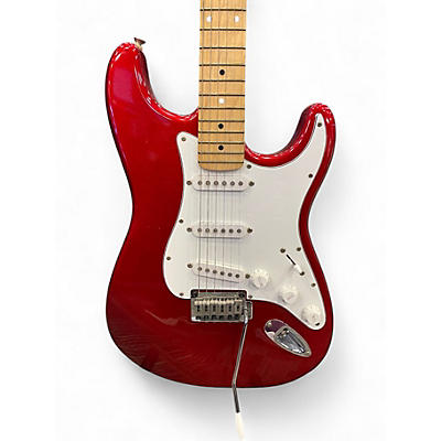 Used Squier Classic Vibe 1960S Stratocaster Candy Apple Red Metallic Solid Body Electric Guitar