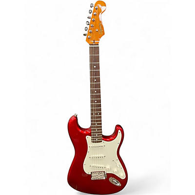 Used Squier Classic Vibe 1960S Stratocaster Candy Apple Red Solid Body Electric Guitar