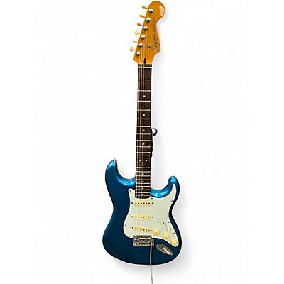 Used Squier Classic Vibe 1960S Stratocaster Electron Blue Metallic Solid Body Electric Guitar