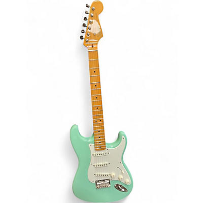 Used Squier Classic Vibe 1960S Stratocaster Surf Green4 Solid Body Electric Guitar