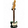 Used Squier Classic Vibe 1960s Custom Esquier Tele Sherwood Green Solid Body Electric Guitar Sherwood Green