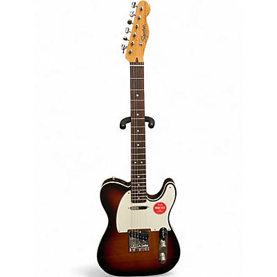 Used Squier Classic Vibe 1960s Custom Tele 3 Color Sunburst Solid Body Electric Guitar