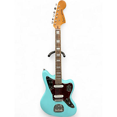 Used Squier Classic Vibe 1970S Jaguar Daphne Blue Solid Body Electric Guitar