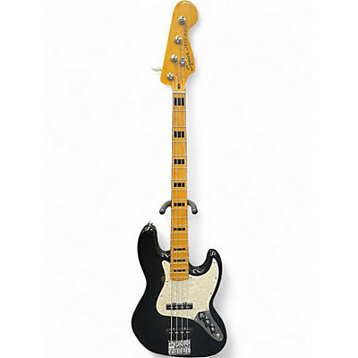 Used Squier Classic Vibe 1970S Jazz Bass Black Electric Bass Guitar