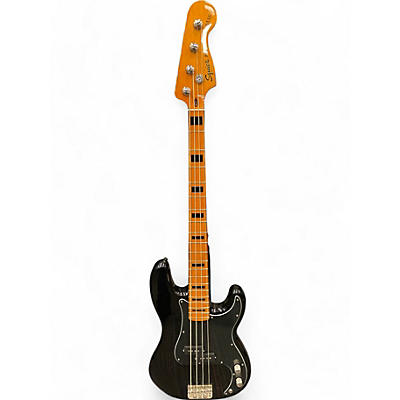 Used Squier Classic Vibe 1970S Precision Bass Black Electric Bass Guitar