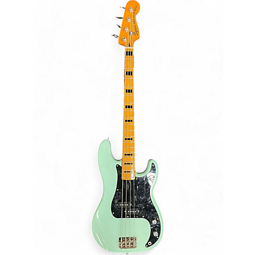 Squier Used Squier Classic Vibe 1970S Precision Bass Seafoam Green Electric Bass Guitar Seafoam Green