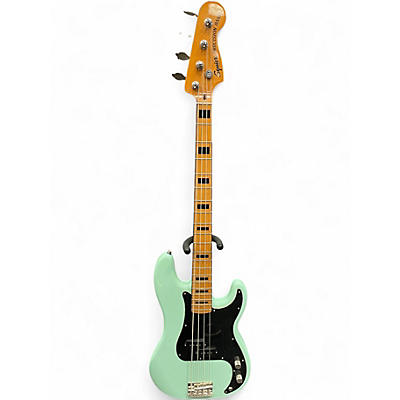 Used Squier Classic Vibe 1970S Precision Bass Seafoam Green Electric Bass Guitar