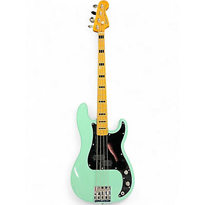 Used Squier Classic Vibe 1970S Precision Bass Seafoam Green Electric Bass Guitar