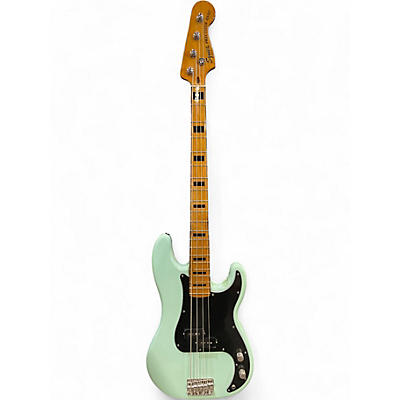 Used Squier Classic Vibe 1970S Precision Bass Seafoam Green Electric Bass Guitar