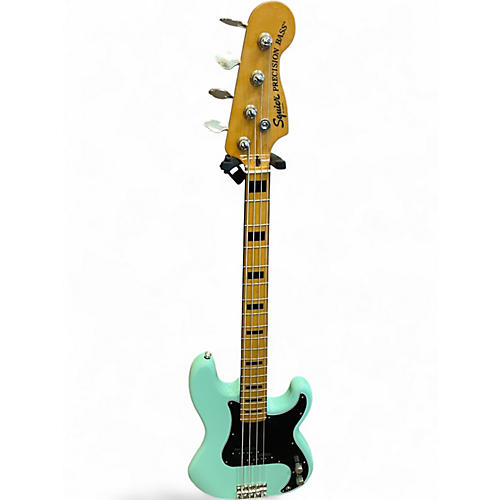 Used Squier Classic Vibe 1970S Precision Bass Surf Green Electric Bass Guitar Surf Green