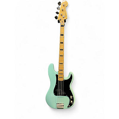Used Squier Classic Vibe 1970S Precision Bass Surf Green Electric Bass Guitar