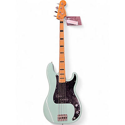 Used Squier Classic Vibe 1970S Precision Bass Surf Green Electric Bass Guitar