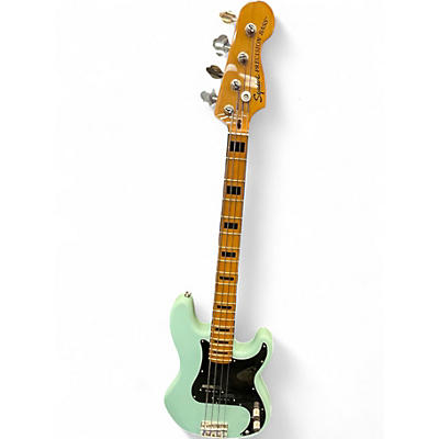 Used Squier Classic Vibe 1970S Precision Bass Surf Green Electric Bass Guitar