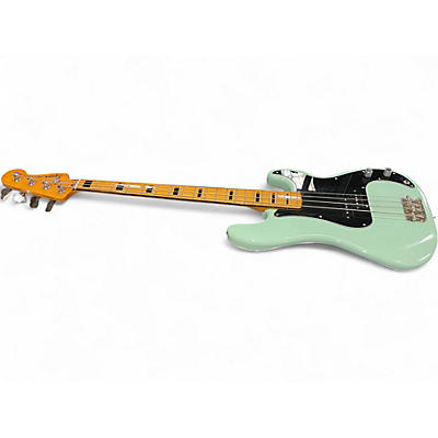 Used Squier Classic Vibe 1970S Precision Bass Surf Green Electric Bass Guitar