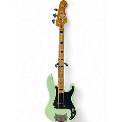 Used Squier Classic Vibe 1970S Precision Bass Surf Green Electric Bass Guitar