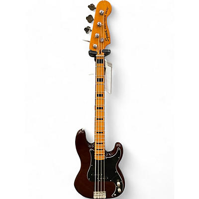 Squier Used Squier Classic Vibe 1970S Precision Bass Walnut Electric Bass Guitar