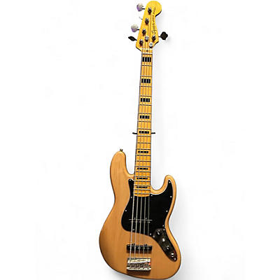 Used Squier Classic Vibe 1970s Jazz Bass Natural Electric Bass Guitar