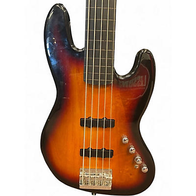 Used Squier Classic Vibe 60S 5-String Jazz Bass Sunburst Electric Bass Guitar