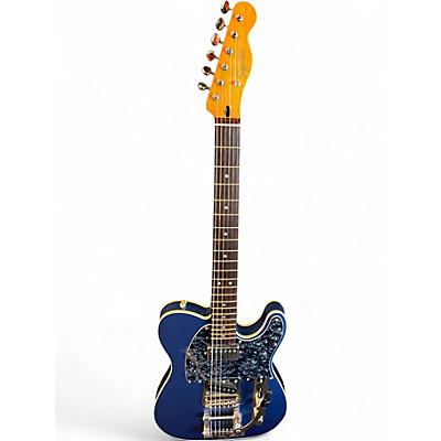 Used Squier Classic Vibe 60's Custom Telecaster Blue Solid Body Electric Guitar