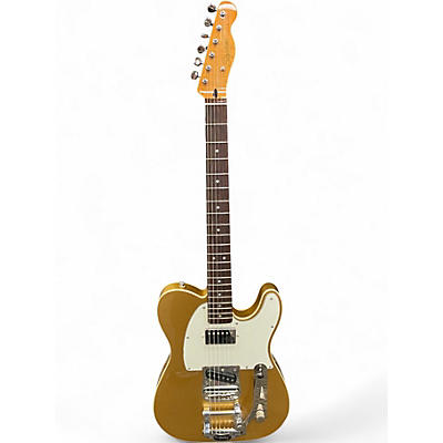 Used Squier Classic Vibe '60s Custom Telecaster SH E Aztec Gold Solid Body Electric Guitar