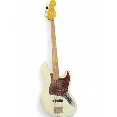 Used Squier Classic Vibe 60's Jazz Bass Olympic White Electric Bass Guitar