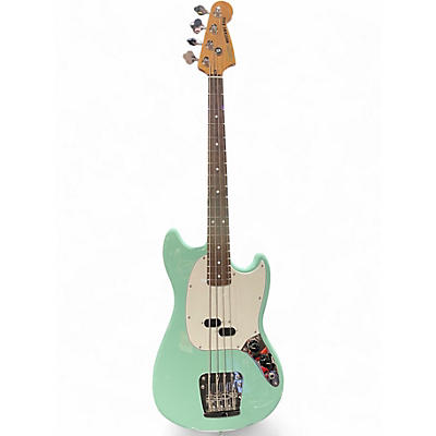 Used Squier Classic Vibe 60s Mustang BASS Surf Green Electric Bass Guitar
