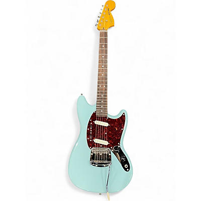 Used Squier Classic Vibe 60s Mustang Daphne Blue Solid Body Electric Guitar