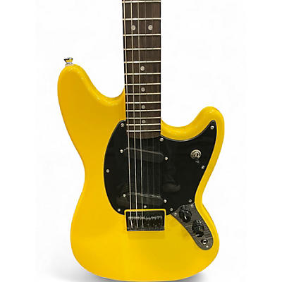 Used Squier Classic Vibe 60s Mustang Yellow Solid Body Electric Guitar