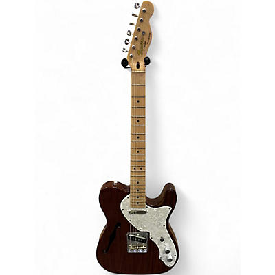 Used Squier Classic Vibe 60s Telecaster Thinline Walnut Hollow Body Electric Guitar