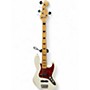 Used Squier Classic Vibe 70’s 5 string White Electric Bass Guitar White