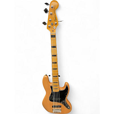Used Squier Classic Vibe 70s JAZZ BASS V 5 STRING NATURAL Electric Bass Guitar